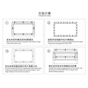 Feuilles de film FEP 140x200mm 0,15-0,2mm pour imprimantes <span class=keywords><strong>3D</strong></span> DLP, <span class=keywords><strong>Anycubic</strong></span> <span class=keywords><strong>Photon</strong></span>, <span class=keywords><strong>Photon</strong></span> <span class=keywords><strong>S</strong></span> et la plupart des imprimantes <span class=keywords><strong>3D</strong></span> UV à <span class=keywords><strong>résine</strong></span> - Product Image 6