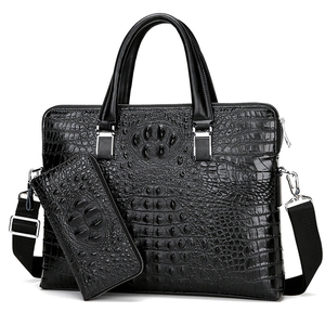 OEM Designer <span class=keywords><strong>Crocodile</strong></span> PU <span class=keywords><strong>Leather</strong></span> Profolio Hand Bag、Business Office <span class=keywords><strong>Briefcase</strong></span> Laptop Bag For Men