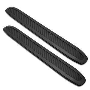 Carbon fiber Pattern Black Car Exterior front and rear bumper anti-collision Anti-Scratch patch bar guard car bumper protector