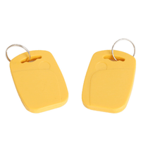 Contrôle d'accès RFID, porte-clés NFC / 13,56 MHz NFC213 ABS, étiquette de clé NFC / porte-clés NFC