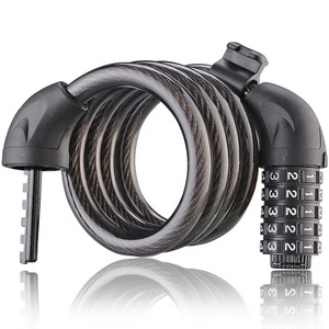 ZOYOSPORTS-candado de <span class=keywords><strong>Cable</strong></span> de combinación de 5 dígitos, de alta seguridad, para bicicleta de montaña y carretera - Product Image 1