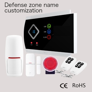 Wireless Marcado Automático Seguridad para el Hogar Inteligente Sistema de Alarma con función de Zona <span class=keywords><strong>se</strong></span> puede <span class=keywords><strong>cambiar</strong></span> - Product Image 2