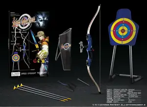 Scala di plastica 1 1,8 target tiro con l'arco arco e frecce giocattolo con bersaglio stand