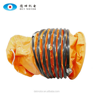 Ventilador Industrial Portátil <span class=keywords><strong>de</strong></span> 12 Pulgadas (300 mm), Ventilador Axial <span class=keywords><strong>de</strong></span> 3000 rpm, Extractor <span class=keywords><strong>de</strong></span> Aluminio para Taller, Ducto <span class=keywords><strong>de</strong></span> 5 Metros, Naranja, OEM - Product Image 6