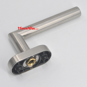 Factory Price Stainless Steel <strong>Window</strong> <strong>Handle</strong> <strong>Lock</strong> with Plastic Base - Product Image 1
