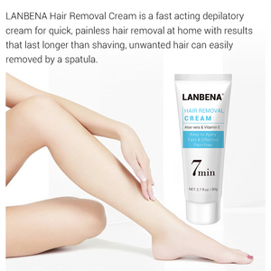 LANBENA <span class=keywords><strong>sin</strong></span> <span class=keywords><strong>dolor</strong></span> del pelo del Cuerpo crema depilatoria depiladora crema - Product Image 6