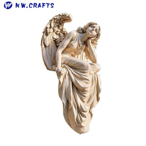 Estatua <span class=keywords><strong>de</strong></span> Ángel Religioso Femenino en Oración, <span class=keywords><strong>de</strong></span> Resina Blanca, Directo <span class=keywords><strong>de</strong></span> Fábrica - Product Image 2