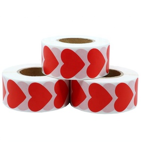rojo pegatinas <span class=keywords><strong>de</strong></span> corazón <span class=keywords><strong>de</strong></span> Día <span class=keywords><strong>de</strong></span> San Valentín <span class=keywords><strong>de</strong></span> manualidades Scrapbooking 30mm etiqueta adhesiva 1.000 por rollo (1 rollo) - Product Image 6