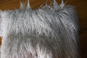 Marfil real piel Del cordero <span class=keywords><strong>de</strong></span> Mongolia alfombra/tiro/placa/pelt <span class=keywords><strong>pelos</strong></span> sedoso lujoso <span class=keywords><strong>de</strong></span> la vendimia para <span class=keywords><strong>los</strong></span> bolsos - Product Image 2