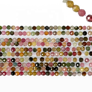 Sfaccettato di Cristallo Di Tormalina, 2mm Perle di Pietre Preziose - Product Image 3