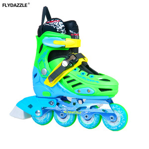 Rollers en ligne, <span class=keywords><strong>4</strong></span> roulettes, pour femme, chaussures lumineuses, patins à roulettes rétractables, en ligne - Product Image 2