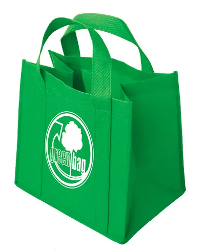 Экологически чистая модная сумка из нетканого материала, самая дешевая зеленая сумка для продуктов