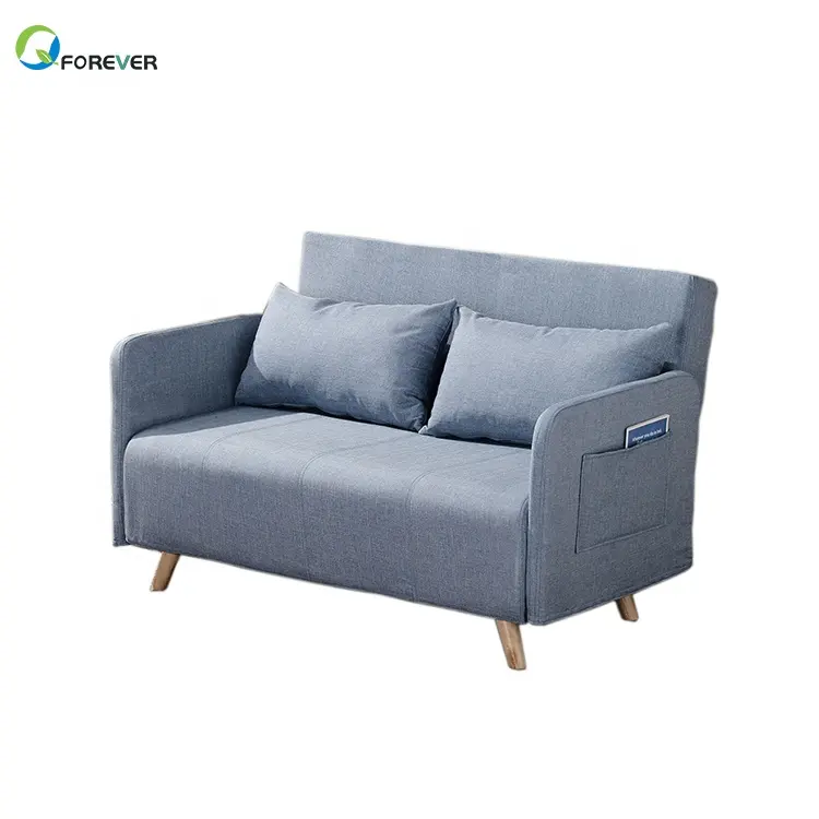 النمط الصيني أريكة خشبية مصمتة تصميم سرير قابل للطي أريكة الحديثة أريكة سرير