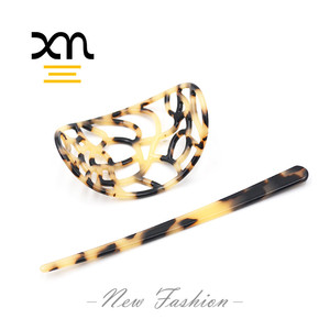 Custom classico guscio di tartaruga marrone forcina tradizionale antico per capelli bastoncini accessori di cellulosa acetato fermaglio per capelli - Product Image 4