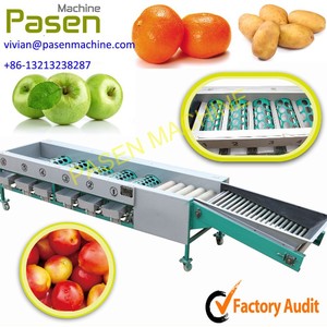 Frutas y verduras Grading Machine a ordenar la manzana, naranja, tomate cherry, cebolla, ajo por tamaño - Product Image 3