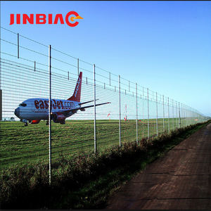 JINBIAO, suministro de fábrica, brazo en <span class=keywords><strong>V</strong></span>, tipo Y, poste de cerca para seguridad perimetral de aeropuerto, malla de alambre soldada, procesamiento personalizado disponible - Product Image 4