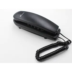 Corded wall mountable telephone Mini Classic Style phone Black White Grey colors