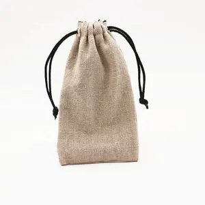 Personalized Custom logo linen sachets pouch lavender bags for wedding favor