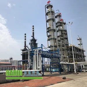 mini petroleum/crude oil refinery distillation column for 30 ton per day