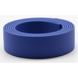 Personalizado azul oscuro 1,2 cm ancho alto PVC elástico Nylon zapatos deportivos cinta acabado mate cuero perro Collar Correa directa - Product Image 1