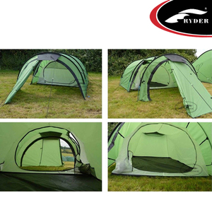 Polo <span class=keywords><strong>de</strong></span> aluminio impermeable con Logo personalizado para 3 personas, equipo <span class=keywords><strong>de</strong></span> envío, tienda <span class=keywords><strong>de</strong></span> campaña para motocicleta, doble piel - Product Image 3