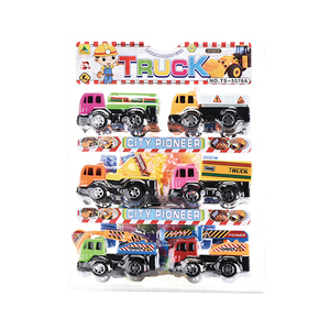 6PCS Kéo Lại Mini Xây Dựng Vehiclepull Trở Lại Xe Kéo Trở Lại Xe Cơ Chế - Product Image 1