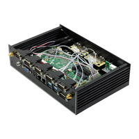 Mini Ordenador Industrial Sin Ventilador XCY, Core I7 4500u, Doble LAN Ethernet, Win10 Linux, Seis RS232 RS485, Ocho USB