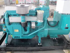 Açık tip 25KVA Weichai deniz dizel jeneratör tekne gemi için