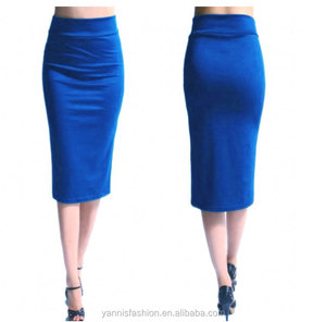 Matita A Vita alta del Pannello Esterno Più Il Formato Stretto Aderente Donne di Modo Midi <span class=keywords><strong>Gonna</strong></span> Rosso Nero Della Fessura delle Donne del Pannello Esterno di Modo Jupe femme S - 2XL - Product Image 5
