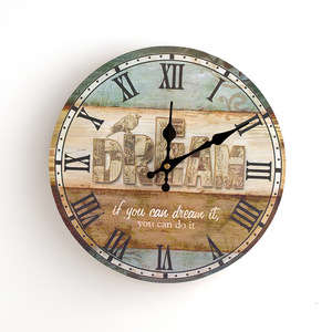 <span class=keywords><strong>Orologio</strong></span> <span class=keywords><strong>da</strong></span> <span class=keywords><strong>Parete</strong></span> in Legno Dipinto a Mano Classico <span class=keywords><strong>Marca</strong></span> FQ - Product Image 2