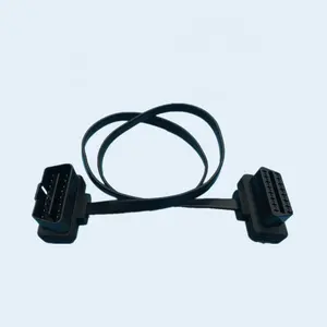 Custom Male To Female Extension 16Pin OBDII OBD2 Cable