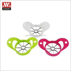 Haixing Découpeur et diviseur en plastique, vert, coupe-fruits en acier inoxydable - Product Image 3