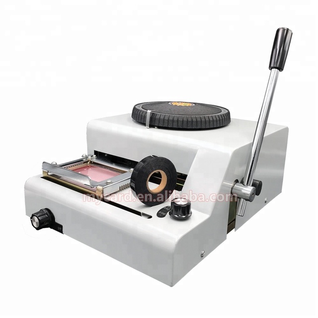 New Design Manual PVC Card Indent Printing Machine with Embosser