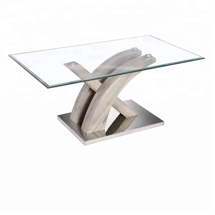 Moderne Neue design Holz Glas Center Kaffee Tisch