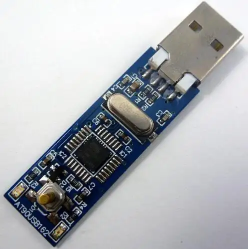 لوحة تطوير USB ، تبديل AT90USB162 AVR ، ATMEGA32U2 MCU Game DFU Flip