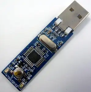 AT90USB162 AVR USB 加密狗开发板替换 ATMEGA32U2 MCU 游戏 DFU Flip