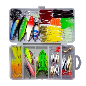 De especificación de pesca de artificial crankbait minnow popper <span class=keywords><strong>vib</strong></span> Duro y suave de atraer a la pesca cebo kit - Product Image 2