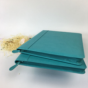 Oficina papelería cuero <span class=keywords><strong>A4</strong></span> <span class=keywords><strong>A2</strong></span> <span class=keywords><strong>A3</strong></span> tamaño cartón duro cubierta Cartera de carpeta de archivos - Product Image 4