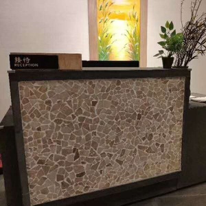 <span class=keywords><strong>Decorazioni</strong></span> per la casa per esterni <span class=keywords><strong>decorazioni</strong></span> per la casa <span class=keywords><strong>in</strong></span> <span class=keywords><strong>pietra</strong></span> coltivata a forma di mosaico di forma casuale pazza <span class=keywords><strong>in</strong></span> oro naturale antiscivolo - Product Image 5