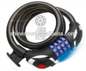 <span class=keywords><strong>Precio</strong></span> al por mayor nuevo estilo de combinación del <span class=keywords><strong>candado</strong></span> <span class=keywords><strong>moto</strong></span> fabrica bicycle lock con luz led - Product Image 2