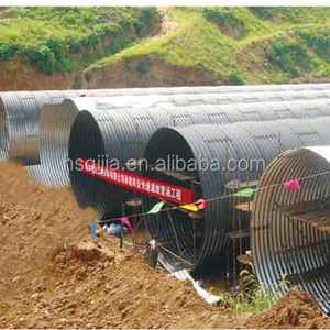 ร้อนสังกะสีเคลือบท่อระบายน้ำ,ลูกฟูกเหล็กคาร์บอน <span class=keywords><strong>culvert</strong></span>,แผนที่ culverts - Product Image 6