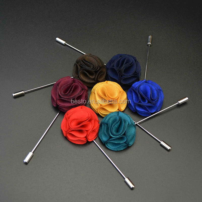 Свадебная бутоньерка брошь с рюшами Цветочная булавка для лацкана для мужского костюма смокинг
