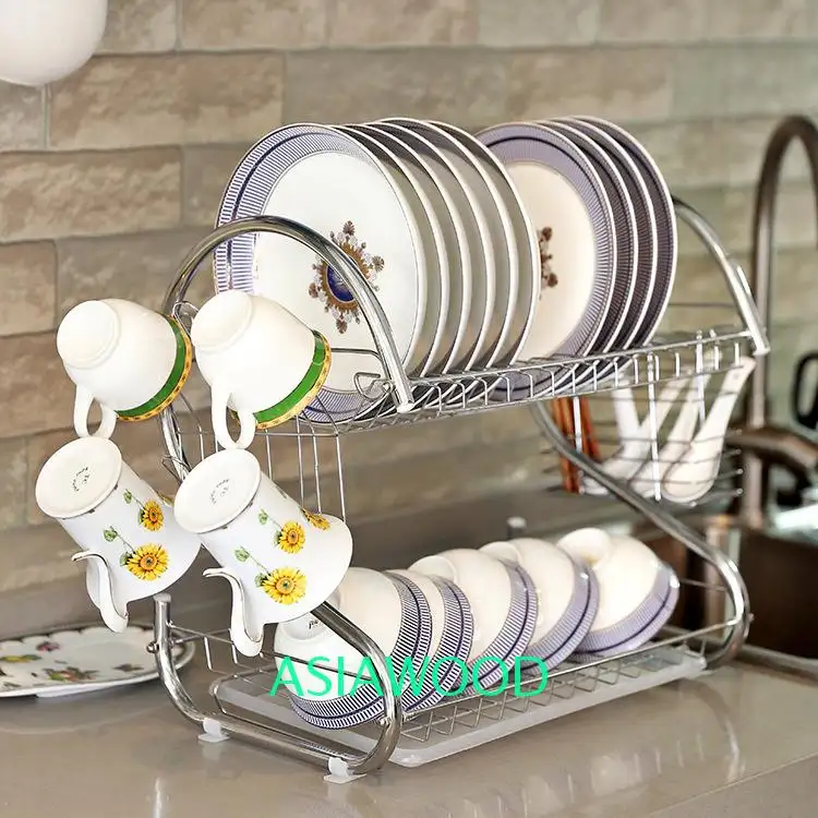 High quality dish rack for kitchen drying drainer racks