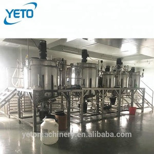 1000L cosmétique Lotion shampooing chauffage homogénéisation malaxeur Sauce alimentaire Mayonnaise agitateur réservoir de mélange - Product Image 5