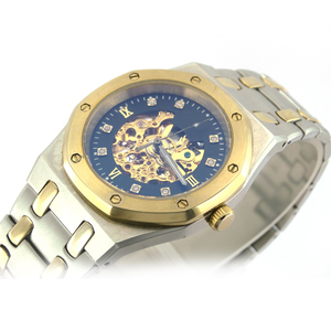 2018 trend products <span class=keywords><strong>AP</strong></span> style luxury stainless steel band water resistant man mechanical watch - Product Image 1