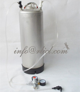 Cerradura de bola de acero inoxidable 304, barril de cerveza de Soda estilo Corneo con regulador de <span class=keywords><strong>Co2</strong></span> y grifo de Picnic - Product Image 2
