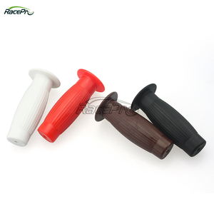 Borraccia <span class=keywords><strong>Vintage</strong></span> manubrio <span class=keywords><strong>moto</strong></span> gomma dura <span class=keywords><strong>manopole</strong></span> universale per 7/8 "& 1" Standard manubrio Bobber Chopper - Product Image 6