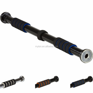Barra per <span class=keywords><strong>trazioni</strong></span> e mento a 2 vie per <span class=keywords><strong>porta</strong></span>/barra per <span class=keywords><strong>trazioni</strong></span> estensibile per palestra da 60 - 102 cm-argento - Product Image 4