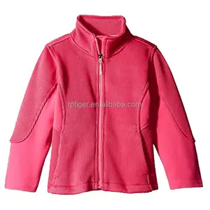 New Design Outdoor Wear Girls' Knitted Fleece Softshell Jacket