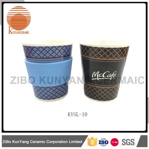 Diseño moderno <span class=keywords><strong>en</strong></span> forma de corazón 300 ml taza de café - Product Image 3